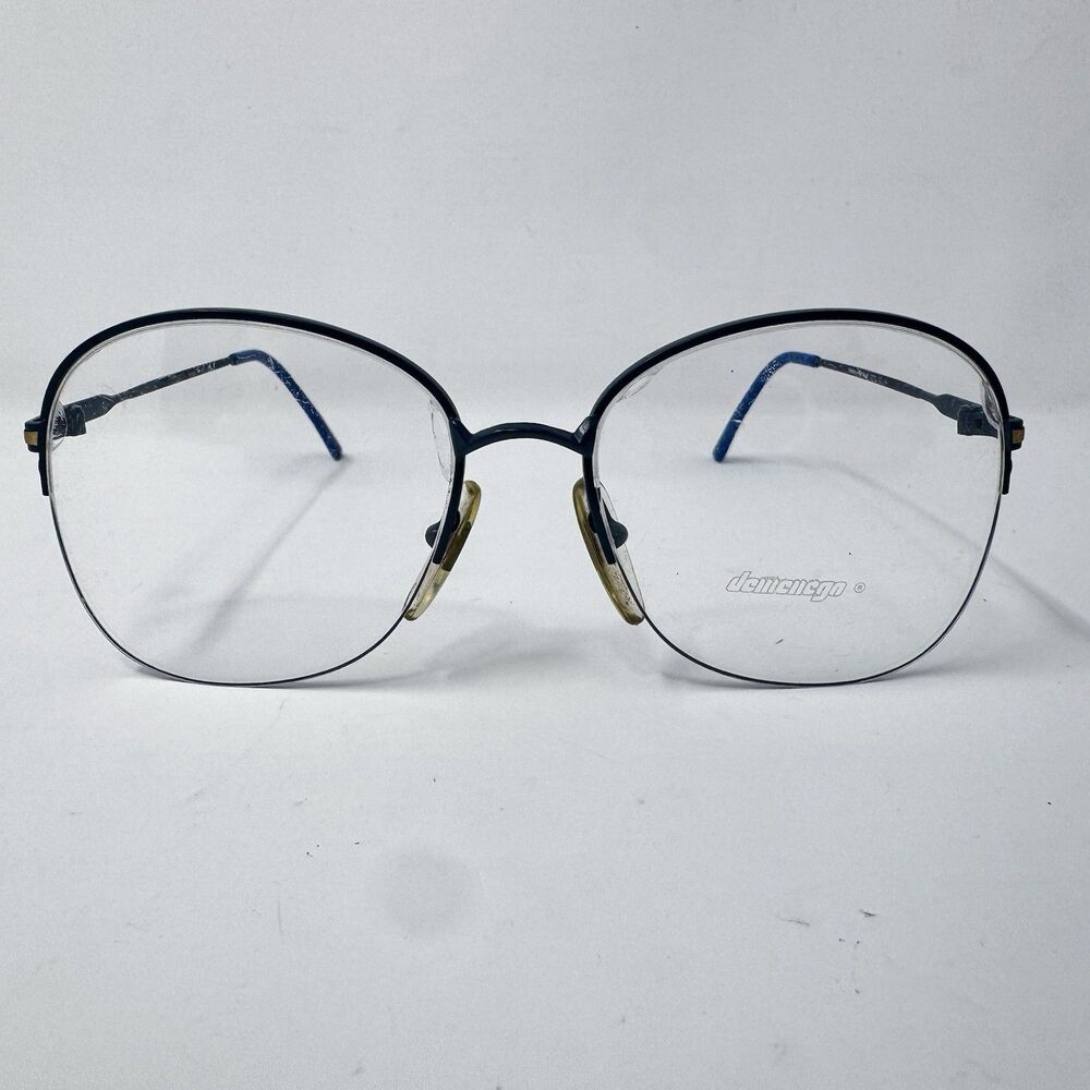 Victory Optical Demenego DM 02 C.44 Navy Vintage New Eyeglass Frames 53-16